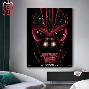 New Poster For Madame Web Releasing In Theaters On February 14th Home Decor Poster Canvas