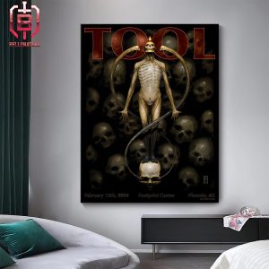 Tool Effing Tool Night 2 At The Footprint Center In Phoenix Arizona With Be Hold The Elder Limited Merch Art Poster From Ben Conallin Home Decor Poster Canvas