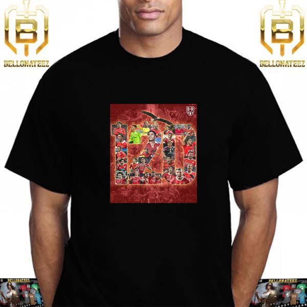 Official Poster Celebrating 120 Years Of Benfica FC Unisex T-Shirt