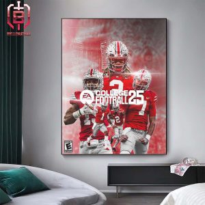 Ohio States Buckeyes In College Football 25 Of EA Sports Game Home Decor Poster Canvas