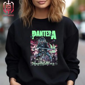 Pantera Limited Edition Concert Poster For Quebec City At Centre Videotron On Feb 27th 2024 Unisex T-Shirt