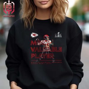 Patrick Mahomes Kansas City Chiefs Fanatics Branded Super Bowl LVIII MVP Unisex T-Shirt