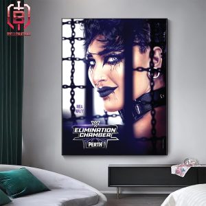 Rhea Ripley WWE Elimination Chamber 2024 Champion Event Poster Art Photograph Home Decor Poster Canvas