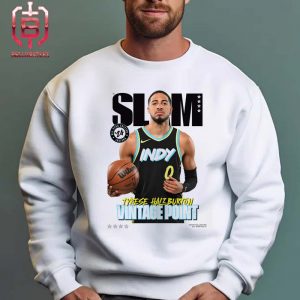 SLAM Tyrese Halibrurton Vintage Point Idiana Pacers NBA All-Star Idianapolis Editon Vol 4 Unisex T-Shirt