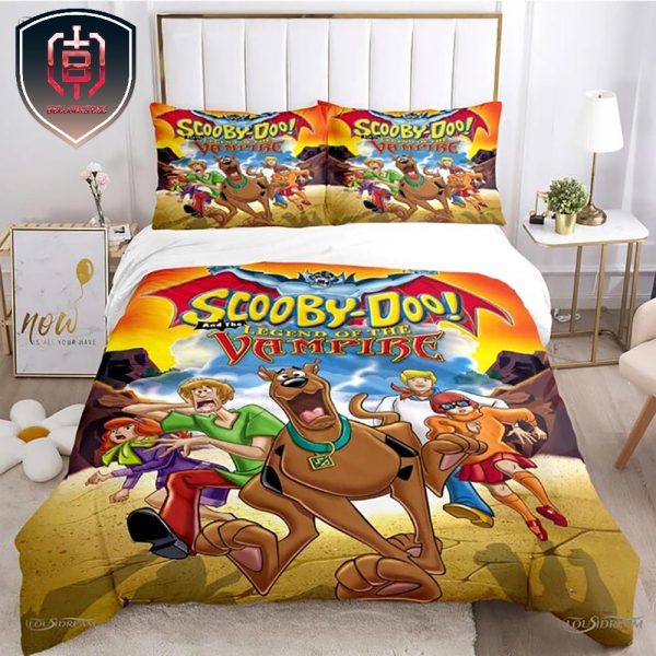 Scooby Doo And The Legend Of The Vampire Quilt Duvet Pillow Bedding Set