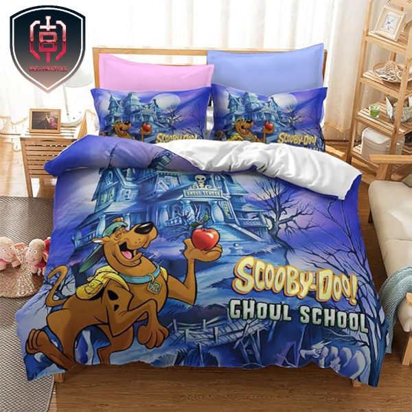 Scooby Doo Ghould School Funny Cartoon Movie Full Size Bedding Set