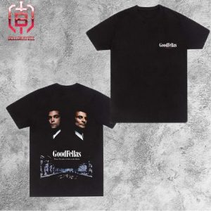 Shoe Palace X Goodfellas Back Poster Art Three Decades Of Life In The Mafia Two Sides Unisex T-Shirt