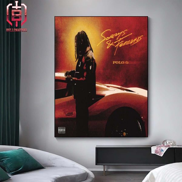 Sorrys And Ferraris Of Polo G Will Be Released In February 16th 2024 Home Decor Poster Canvas