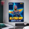 The East Takes The W And Damian Lillard Wins The Kobe Bryant Trophy As The NBA AllStar Game MVP Home Decor Poster Canvas