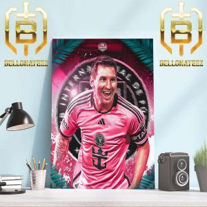 The First Assist Of The 2024 MLS Regular Season Belongs To Lionel Messi Home Decor Poster Canvas