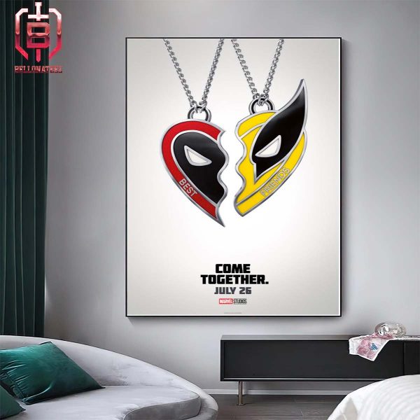 The First Poster For Deadpool 3 Starring Ryan Reynolds And Hugh Jackman Has Been Released Super Bowl The Movie Releases In Theaters On July 26 Home Decor Poster Canvas