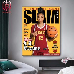 The Freshman Everyone Is Talking About USC Trojans Star Juju Watkins Covers SLAM 248 Home Decor Poster Canvas