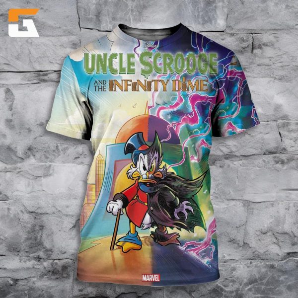 Uncle Scrooge Is Getting His First Marvel Comic Book Uncle Scrooge And Infinity Dream Releasing This June All Over Print Shirt