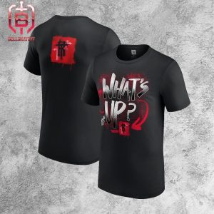 WWE Men’s Black R-Truth What’s Up Merchandises Two Sides Unisex T-Shirt