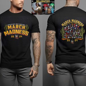 2024 NCAA Division I Mens Basketball Tournament March Madness Final Four Two Sides Classic T-Shirt