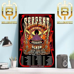A Celebration Of The Blues Slash In Serpent Festival Home Decor Poster Canvas
