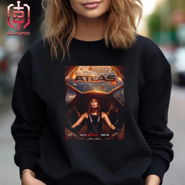 A New Look At Jennifer Lopez In Atlas Her Mission Begins May 24 In Netflix Unisex T-Shirt