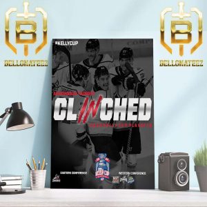 Adirondack Thunder Clinched Spot In The 2024 Kelly Cup Playoffs Home Decor Poster Canvas