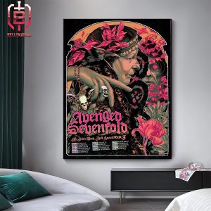 Anvenged Sevenfold Life Is But A Dream North American Tour Pt 3 Home Decor Poster Canvas