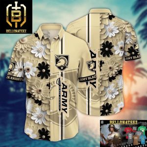 Army Black Knights NCAA Flower Aloha Hawaiian Shirt For Men And Women