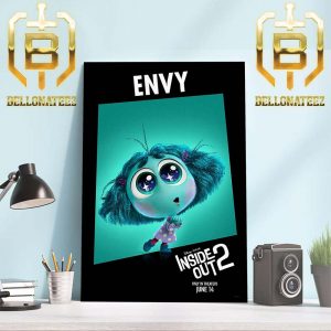Ayo Edebiri Voices Envy In Inside Out 2 Disney And Pixar Official Poster Home Decor Poster Canvas