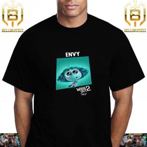 Ayo Edebiri Voices Envy In Inside Out 2 Disney And Pixar Official Poster Unisex T-Shirt