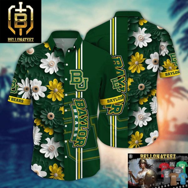 Baylor Bears NCAA Flower Aloha Hawaiian Shirt For Men And Women