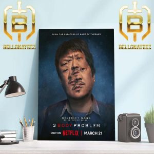 Benedict Wong As Detective Da Shi In 3 Body Problem Movie Home Decor Poster Canvas