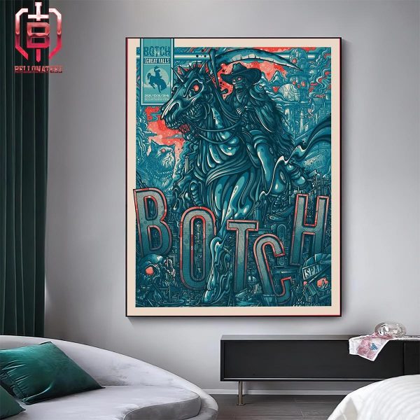 Botch Band Play At Manchester With Great Falls On March 22nd 2024 Home Decor Poster Canvas