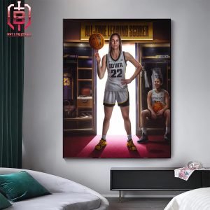 Caitlin Clark Passes Pete Maravich To Become The NCAA’s Men’s And Women’s All-Time Leading Scorer Home Decor Poster Canvas