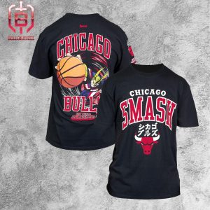 Chicago Bulls NBA x My Hero Academia All Might Smash Merchandise Fan Gift Shirt