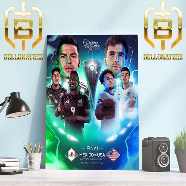 Concacaf Nations League Final Is Set For Mexico vs USA Home Decor Poster Canvas