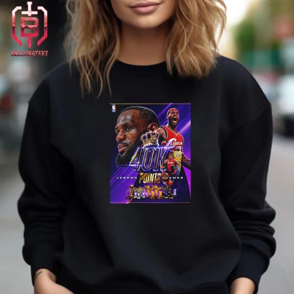 Congrats Lebron James The Scoring King Surpasses 40K Career Points Unisex T-Shirt