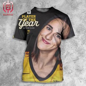 Congratulations Iowa Hawkeyes Caitlin Clark Is National Player Of The Year Of Sporting News All Over Print Shirt