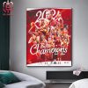 Congratulations NC Sate Wolfpack Is ACC Tournament Men Basketball Champions Season 2023-2024 Home Decor Poster Canvas