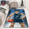 Grey Slam Dunk Cool Starter Player Shohoku High Before Match Washable Living Room Kitchen Carpet Rug