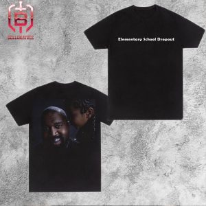 Cover Poster North West Debut Album Elementary School Dropout Two Sides Unisex T-Shirt