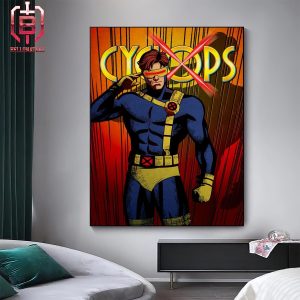 Cyclops Promotional Art For X-MEN 97 From Marvel Animation On Disney Plus Home Decor Poster Canvas
