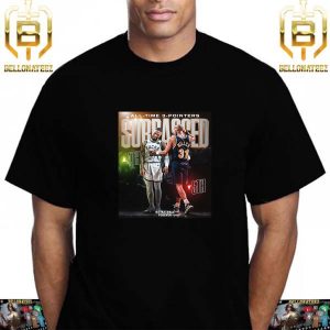 Damian Lillard Surpasses Reggie Miller For 4th All-Time In Three-Pointers Made Unisex T-Shirt