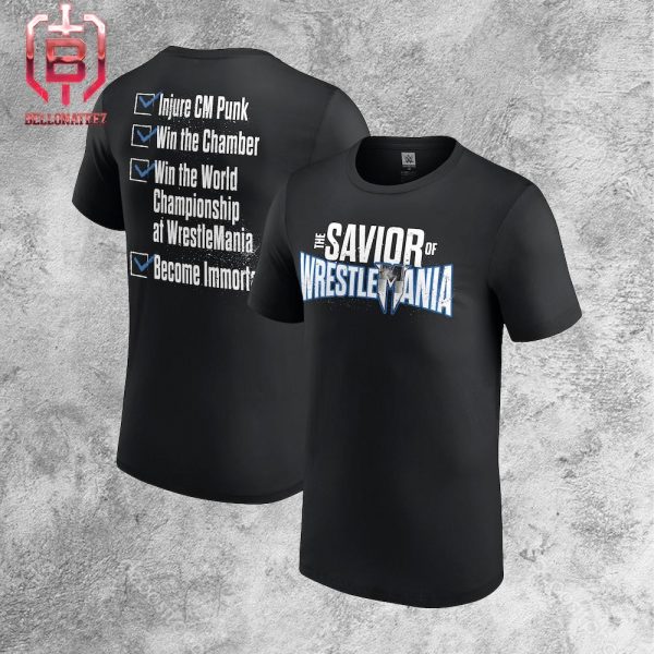Drew McIntyre The Savior Of WrestleMania Two Sides Unisex T-Shirt