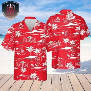Duvel Beer Beach Pattern For Men And Women Tropical Summer Hawaiian Shirt