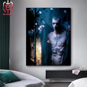 First Look at Bill Skarsgard In The Crow Remake Home Decor Poster Canvas