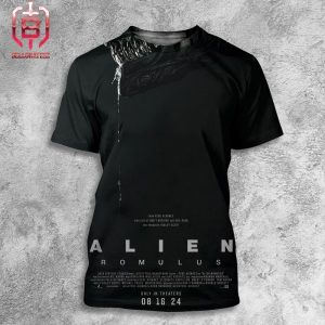 First Poster For Alien Romulus In Theaters On August 16 All Over Print Shirt