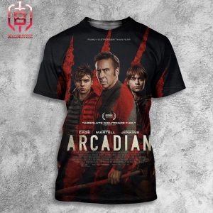 First Poster For Arcadian Starring Nicolas Cage Releasing In Theaters On April 12 All Over Print Shirt