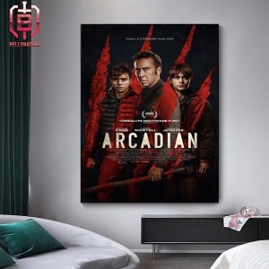 First Poster For Arcadian Starring Nicolas Cage Releasing In Theaters On April 12 Home Decor Poster Canvas