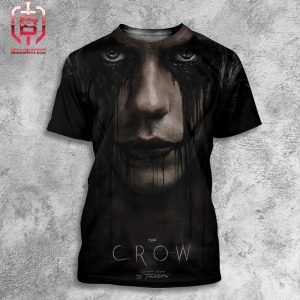 First Poster For The Crow Remake Starring Bill Skarsgard And FKA Twigs All Over Print Shirt