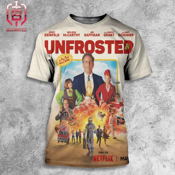 First Poster For Unfrosted The Pop Tarts Film Starring Melissa McCarthy And Hugh Grant Releasing On Netflix On May 3 All Over Print Shirt
