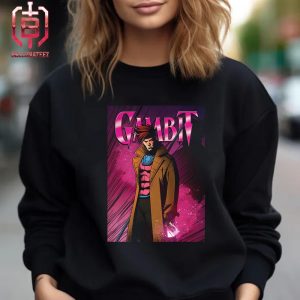 Gambit Promotional Art For X-MEN 97 From Marvel Animation On Disney Plus Unisex T-Shirt