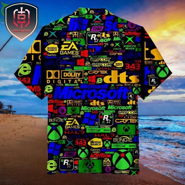 Game Console Logo Unisex For Men And Women Tropical Summer Hawaiian Shirt