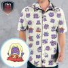 Gengar Line Pokemon Stained Glass For Men And Women Tropical Summer Hawaiian Shirt